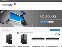 Tablet Screenshot of microstar.ch